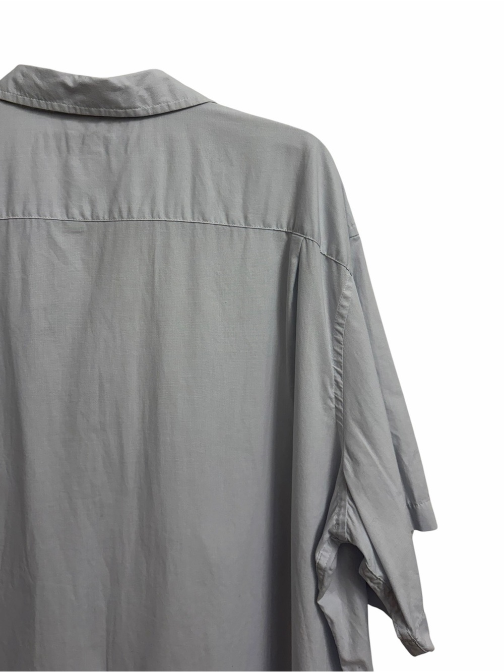 Old Navy Men’s Regular-Fit Short-Sleeve Everyday Shirt XXL Light Blue Coastal - Picture 11 of 16